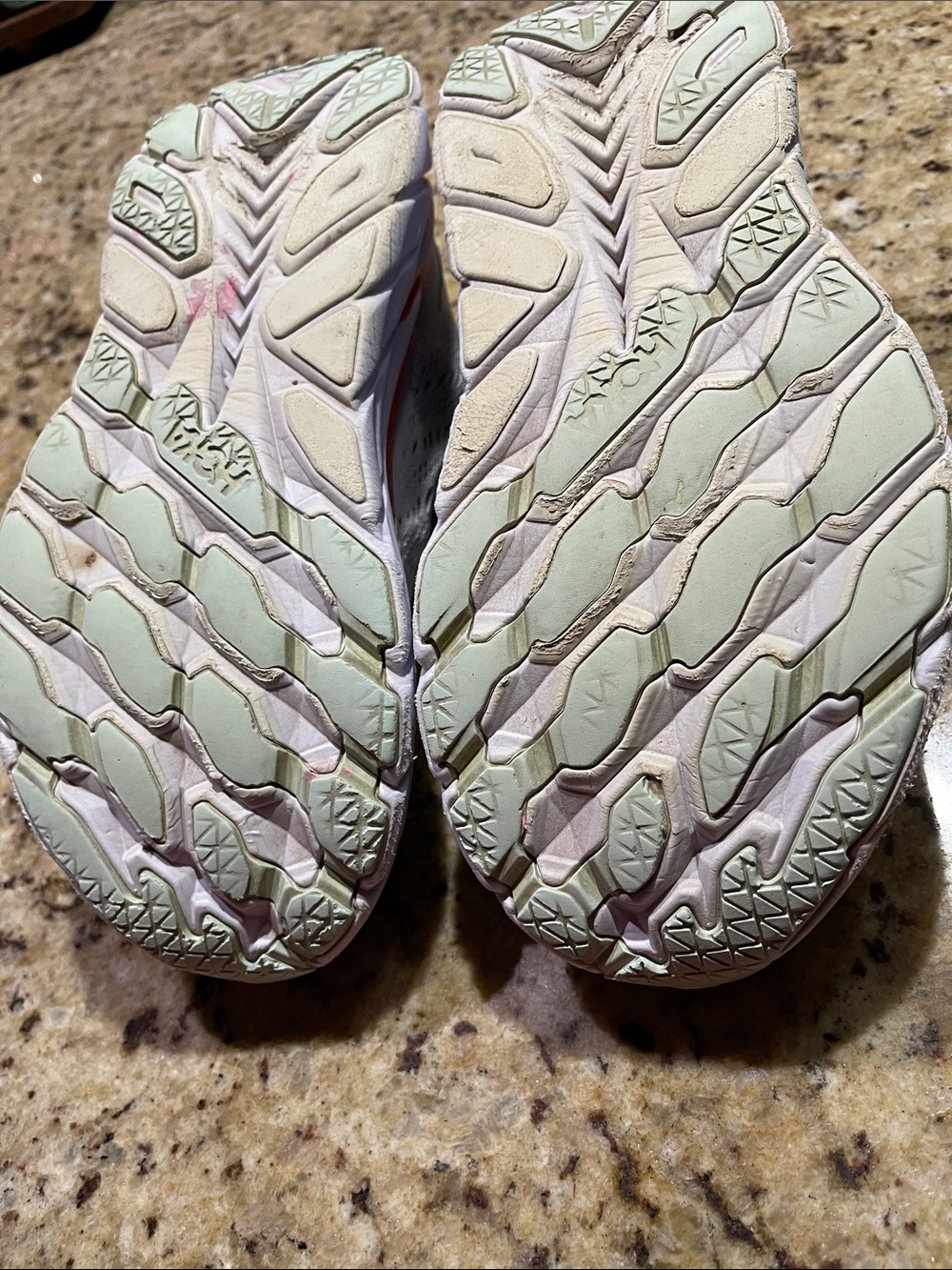 Hoka Clifton 8 Women's Running Shoes in Pale Blue and White - Picture 8 of 10